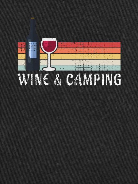 Camping Drinking Wine