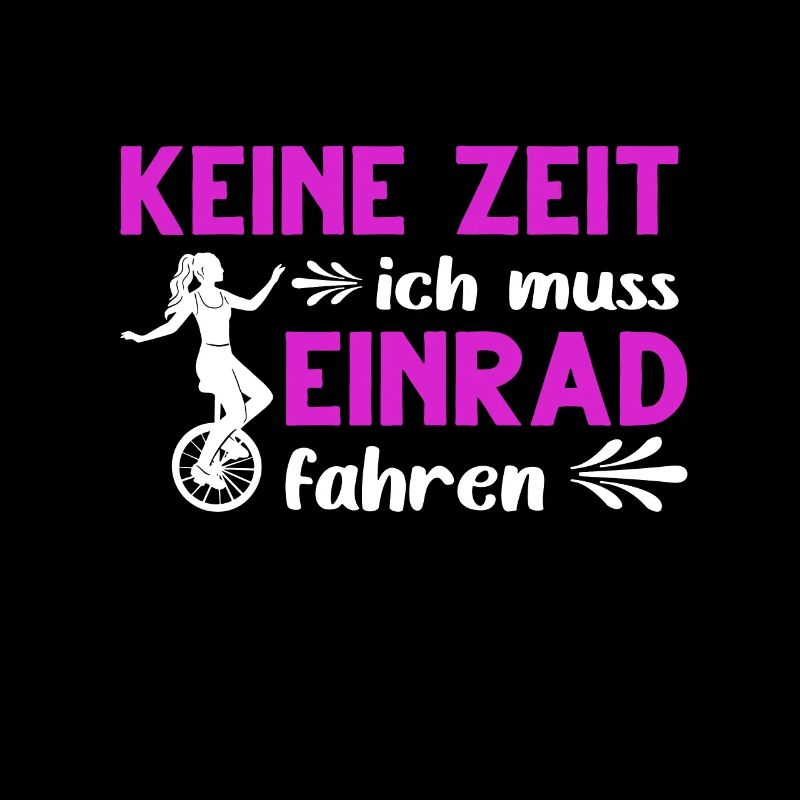 Keine Zeit Mädchen Unicycle Kinder Einrad