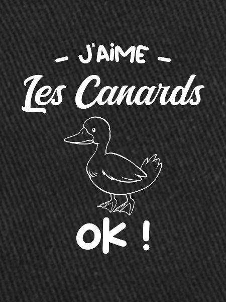 J’aime les canards ok ?!