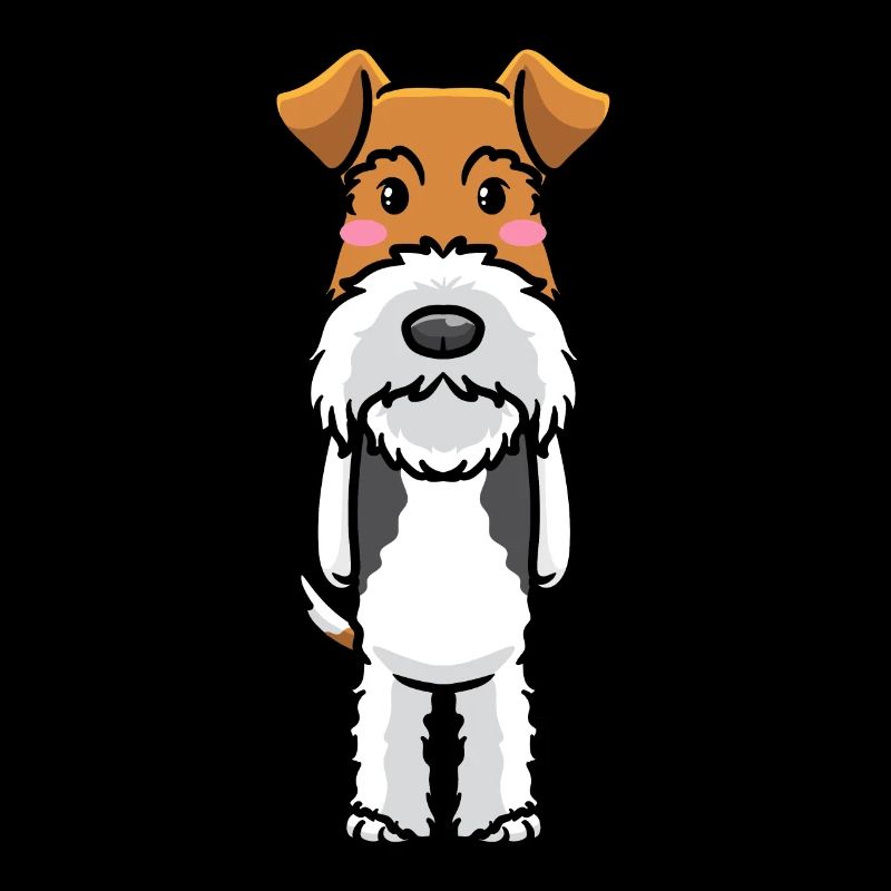 Foxterrier Drahthaar Hund Emoticon Hunde