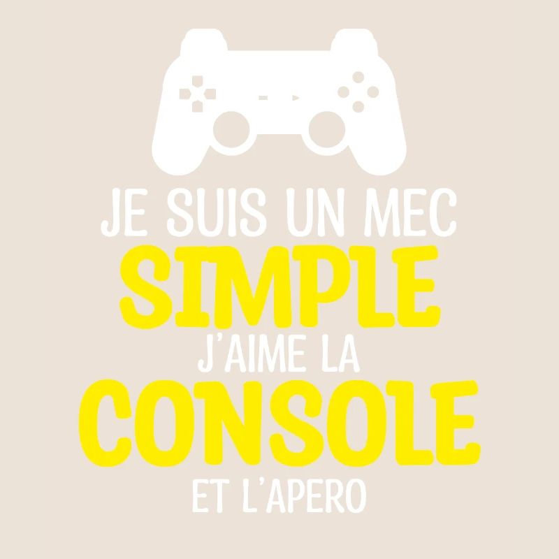 console et apéro | mec simple !