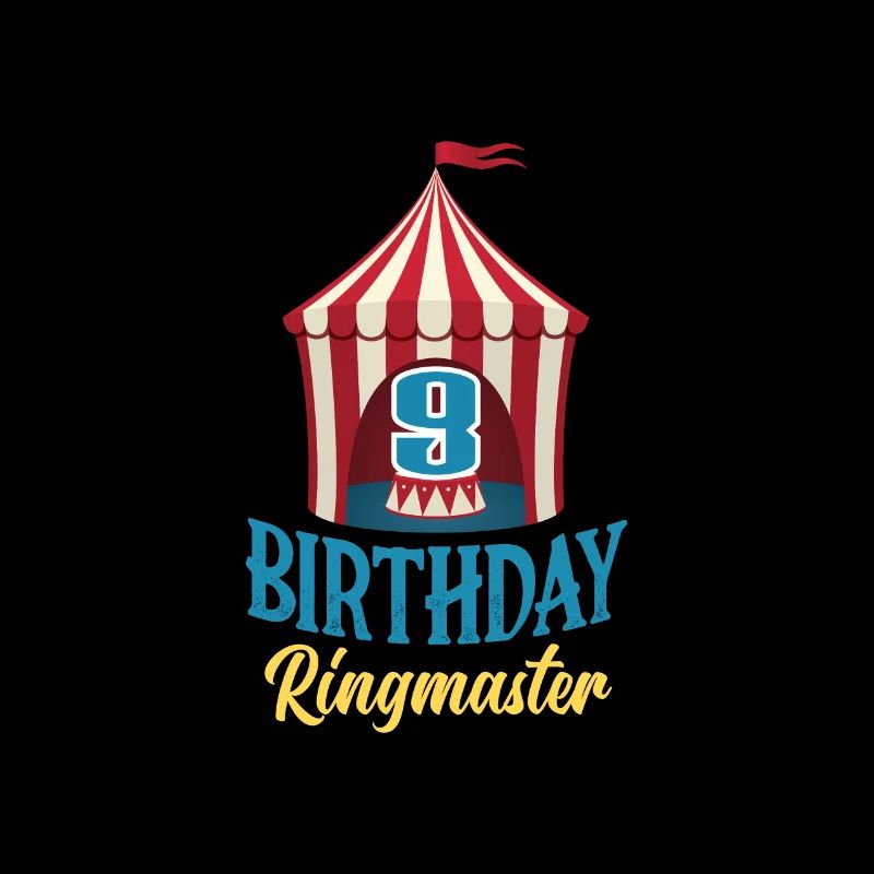 9th Birthday Ringmaster Circus Lover