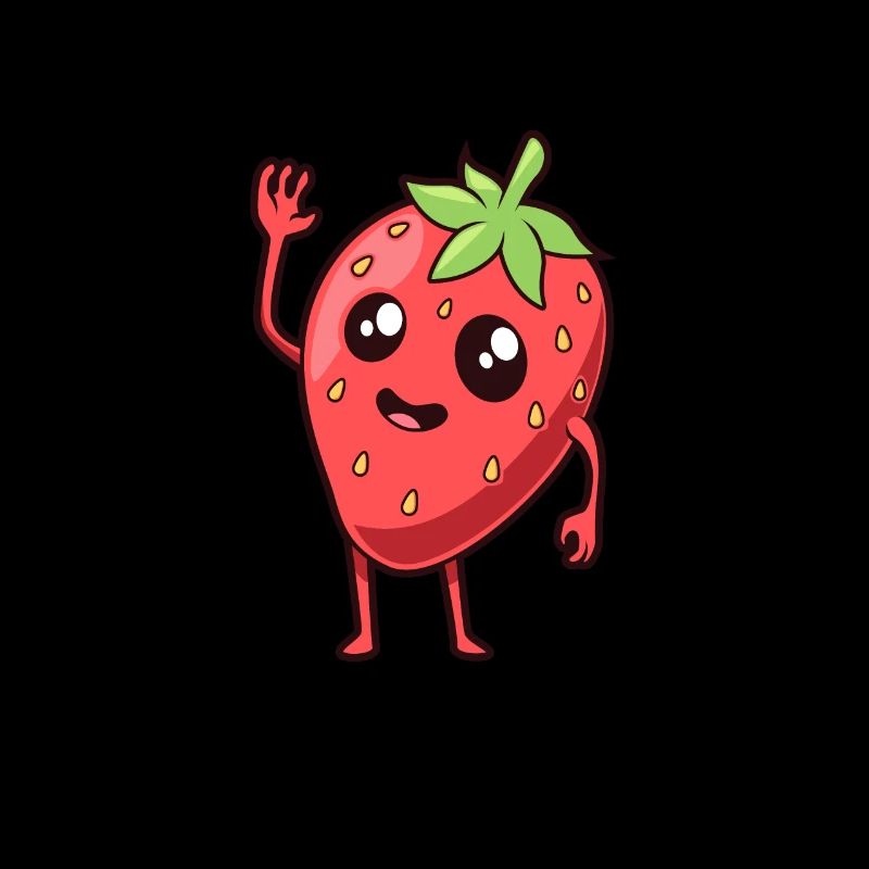 Kawaii Comic Strawberry