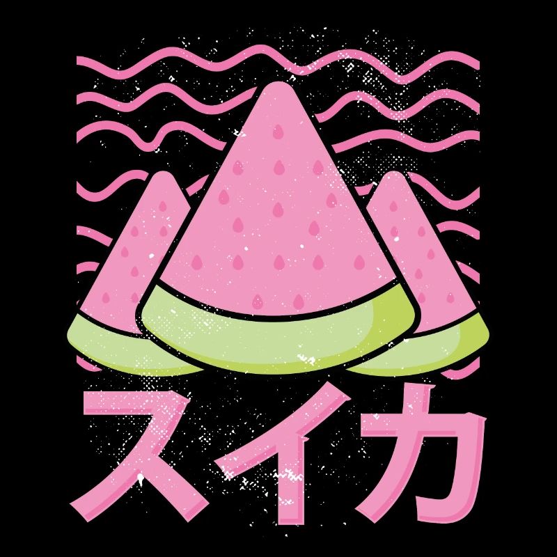 Pastèque Kawaii douce