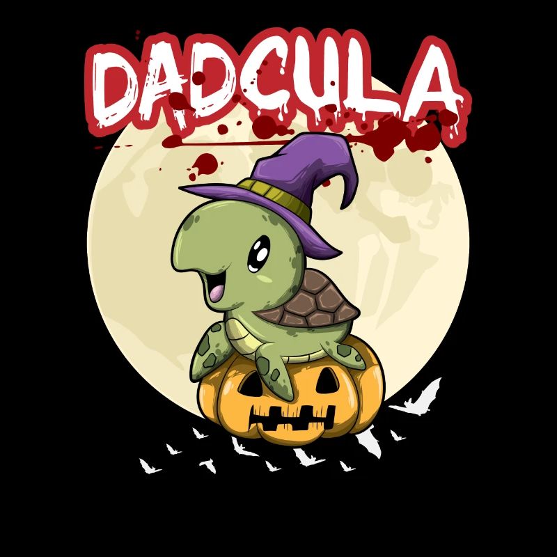 Dadcula Dracula Vampire Dad Funny Halloween Party