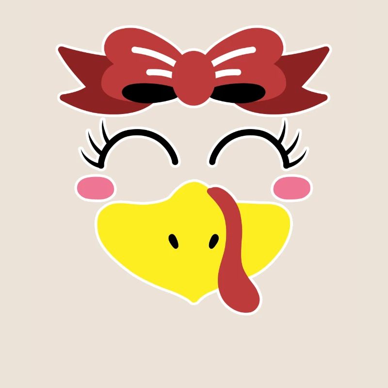 Mignon Dinde Face Band Thanksgiving Day