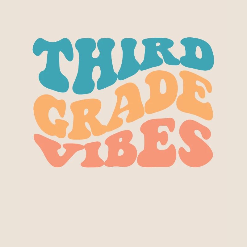 Third Grade Vibes - 3rd Grade Team Retro 1st Day