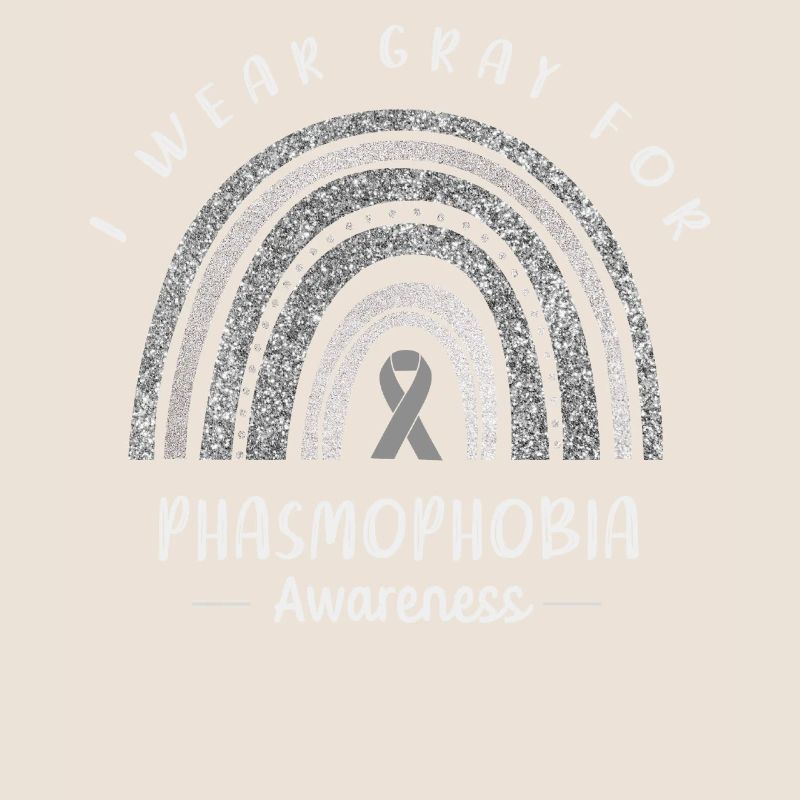 Nous portons du gris pour la conscience de la phasmophobie