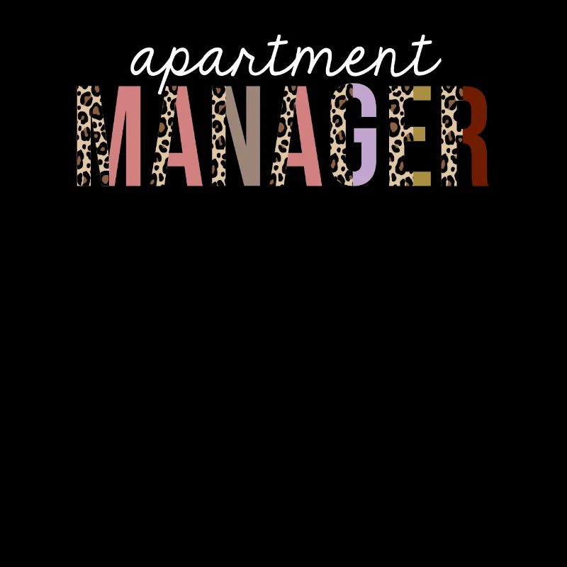 Apartment Manager Leopard Print Funny Gift