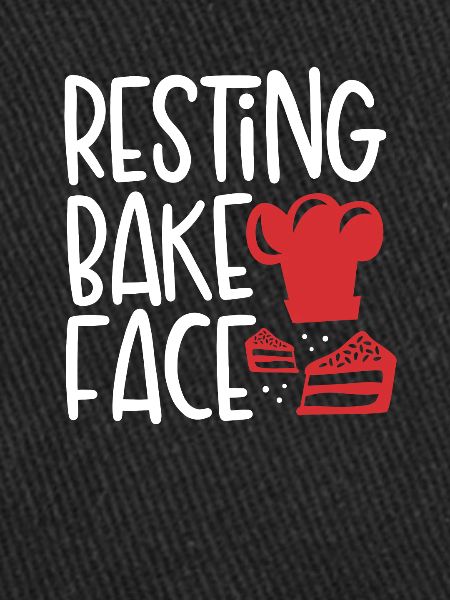 Resting cheek face