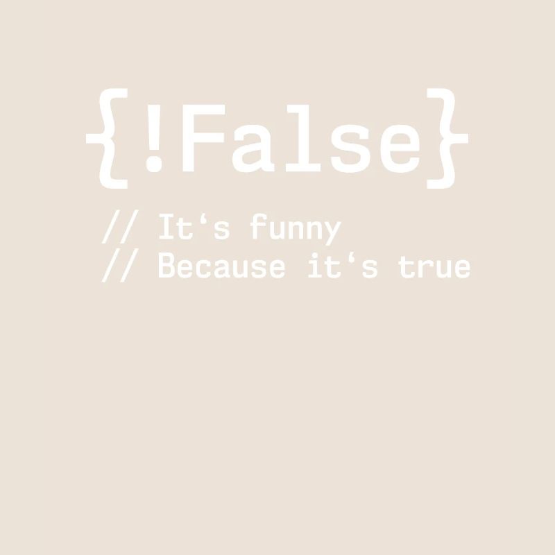 Faux C’est drôle parce que c’est vrai programmeur