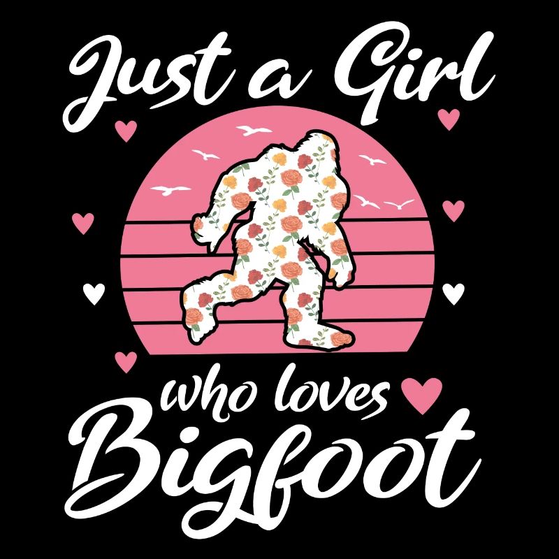 Nur Ein Mädchen, Das Bigfoot Sasquatch Liebt