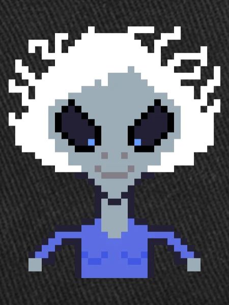 Pixel Alien « Fille souriante »