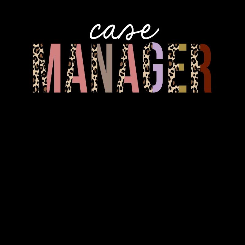Case Manager Leopard Print Funny Gift