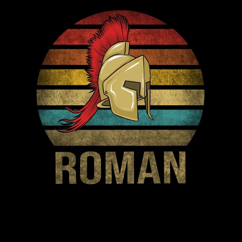 Plumed War Helmet Rome Sparta Retro Sunset