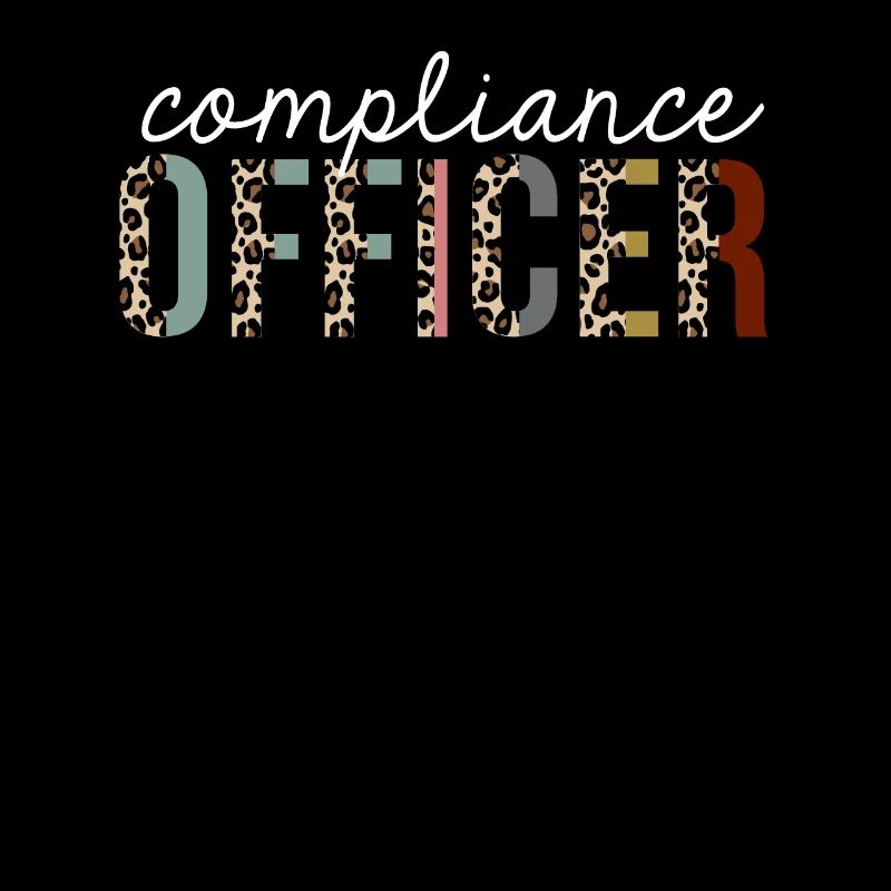 Compliance Officer Leopard Print Lustiges Geschenk