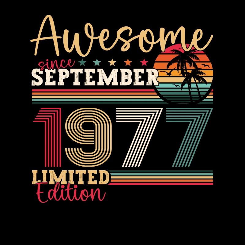 Super cadeau du 45e anniversaire de septembre 1977