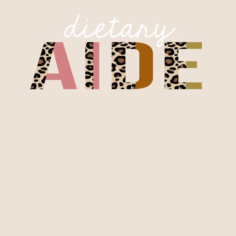 Dietary aide Leopard Print Funny Gift