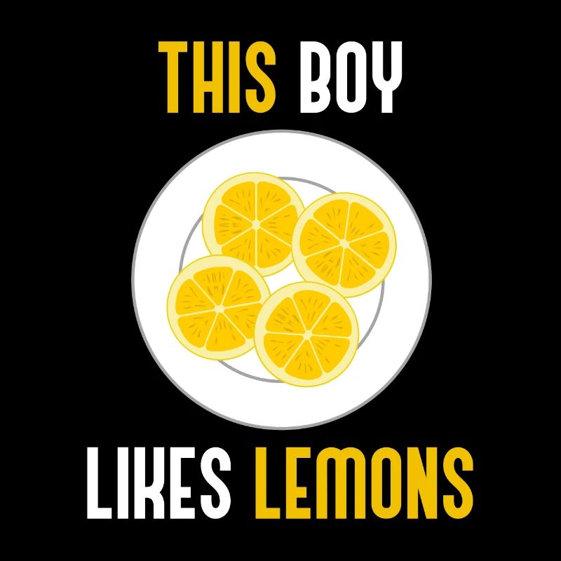 Boy Likes Lemons Refreshing Lemonade Summer