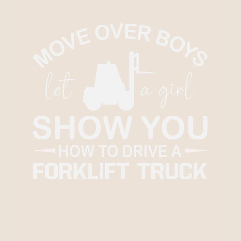 Forklift driver operator funny design