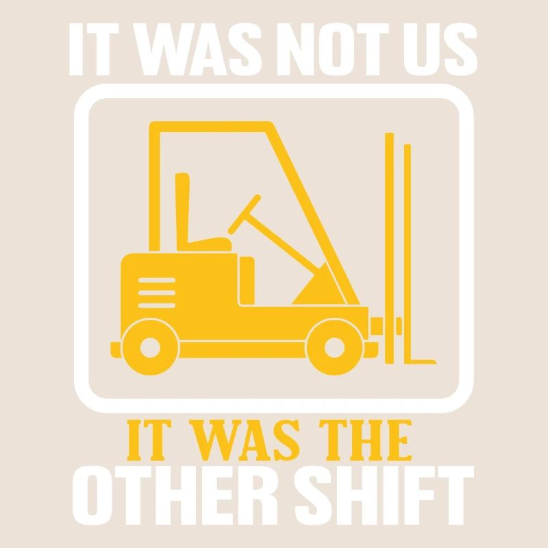 Forklift driver operator funny design