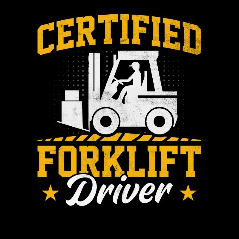 Forklift driver operator funny design