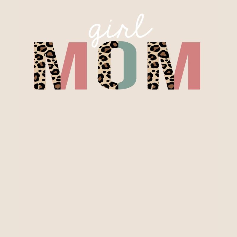Mädchen Mama Leopard Print Lustiges Geschenk