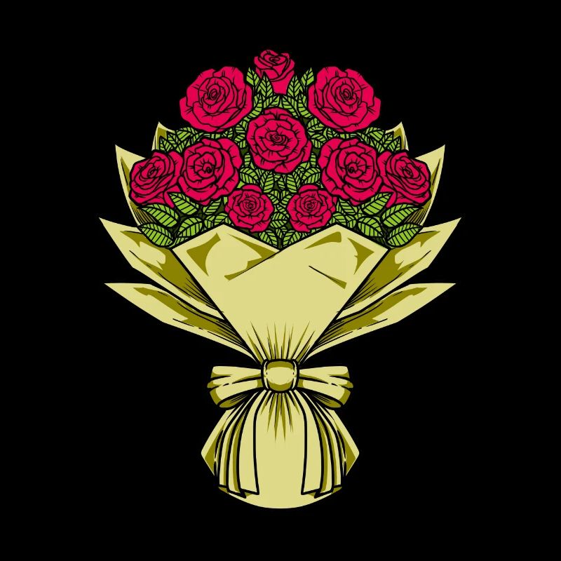 Rote Rosen - Blumenstrauß