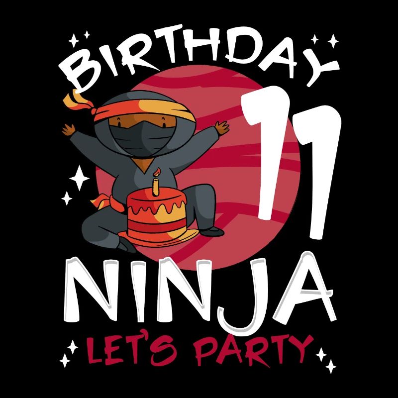Süßer Ninja Zum 11. Geburtstag