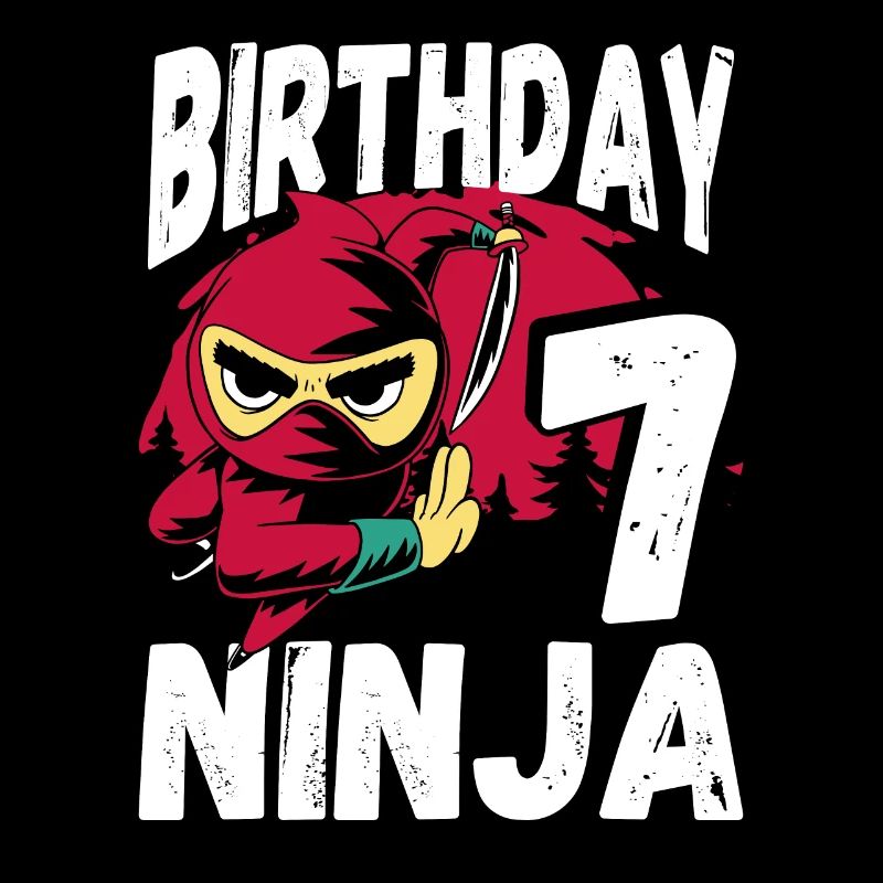 Cooler Ninja Zum 7. Geburtstag