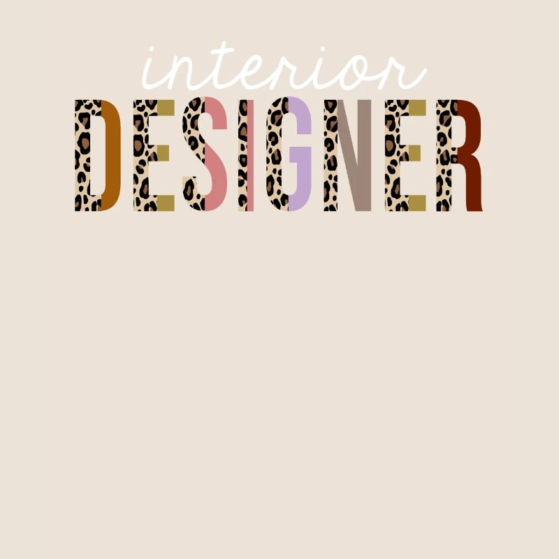 Interior Designer Leopard Print Funny Gift