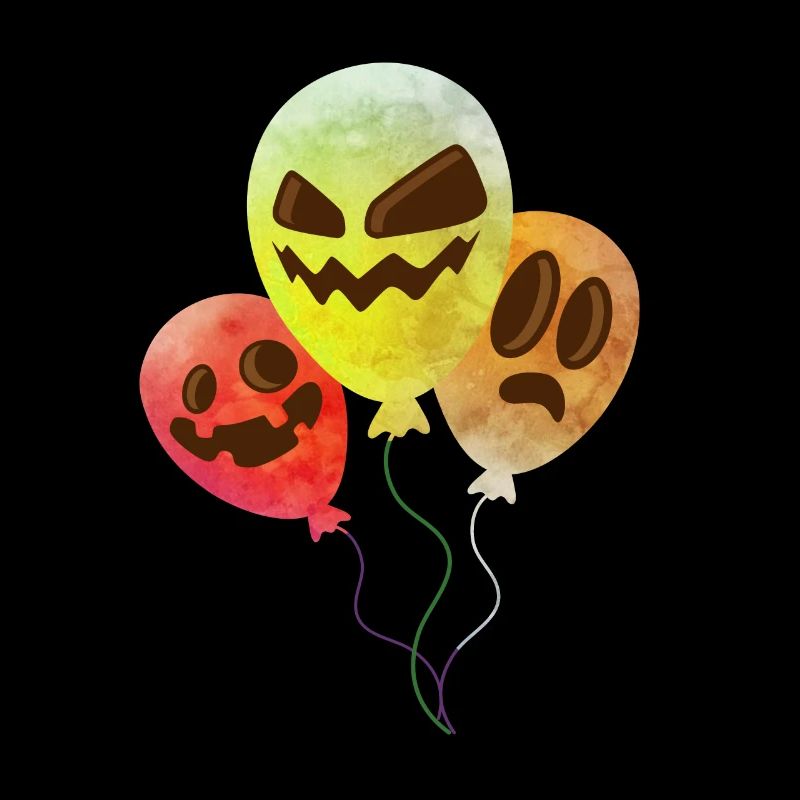 Pumpkin Mask Halloween Balloon