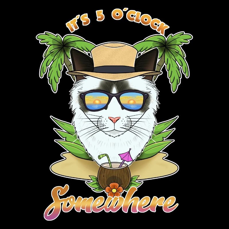 Il est 5 OClock quelque part en buvant Ragdoll Cat