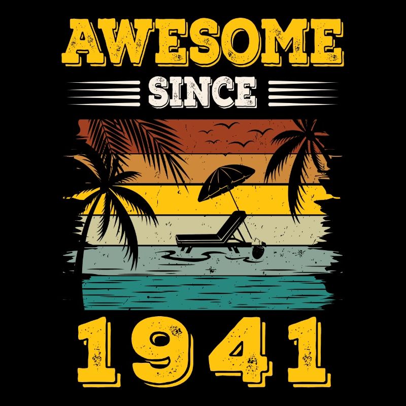 Awesome Since 1941 Vintage Birthday gift