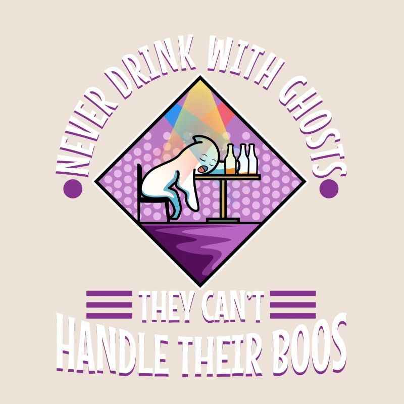 Never drink with ghosts they can't handle their