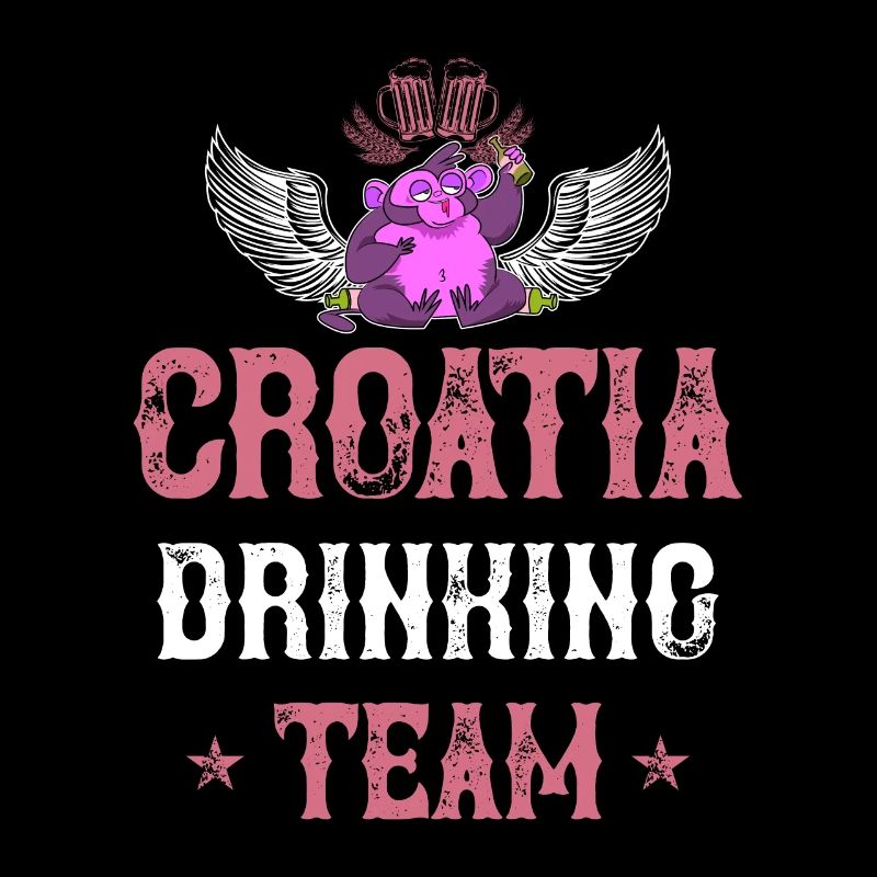 Équipe de Croatie de boisson