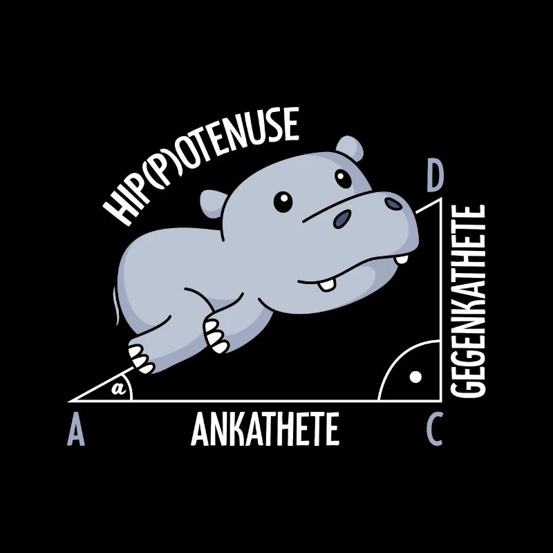 Mathematik Hippotenuse lustiges Mathe