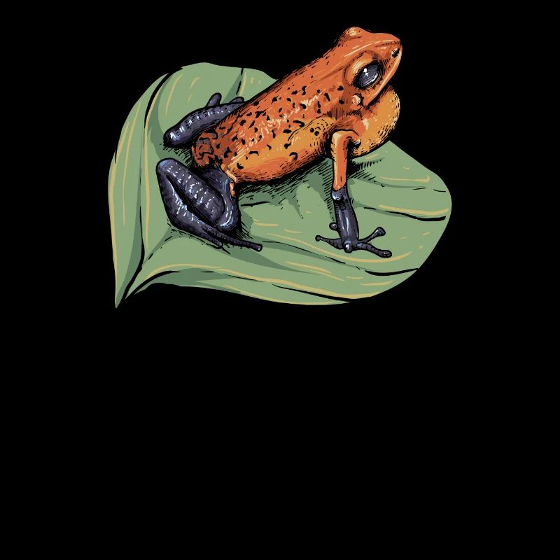 Poison Dart Frog I Toad Frog Motif for Amphibians
