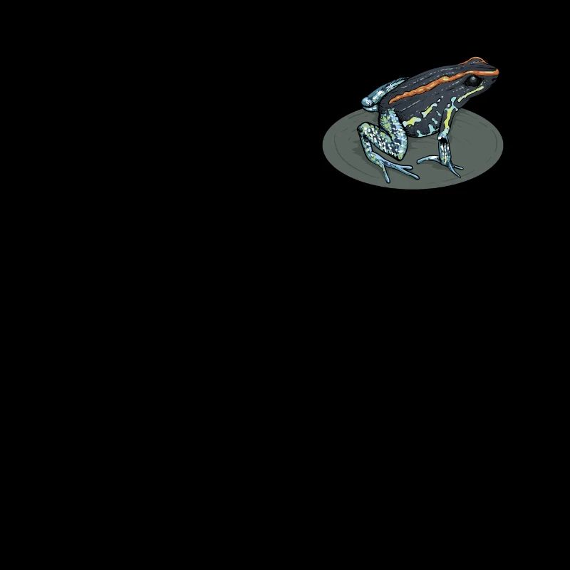 Poison Dart Frog I Toad Frog Motif for Amphibians