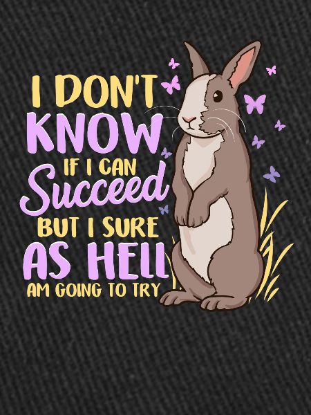 Cute ambitious rabbit challenge
