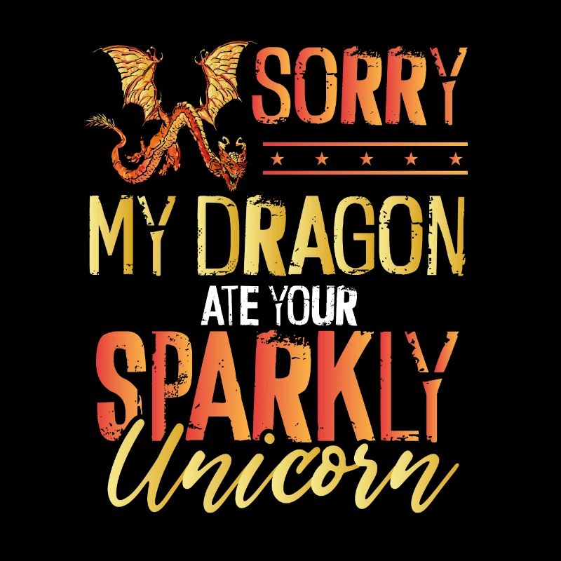Mon dragon a mangé ta licorne