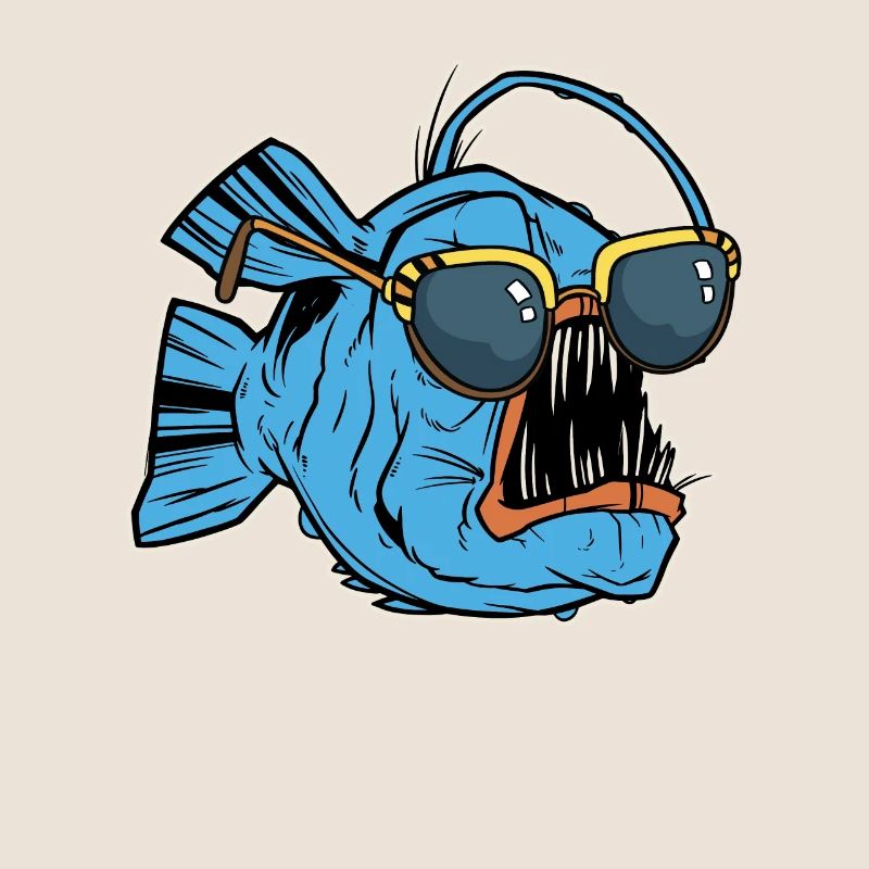 Monkfish With Sunglasses