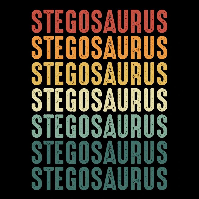 Stegosaurus en couleur
