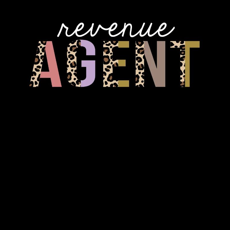 Agent de revenu Leopard Print Drôle cadeau