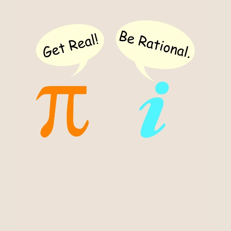 Math Saying Complex Number Pie get real