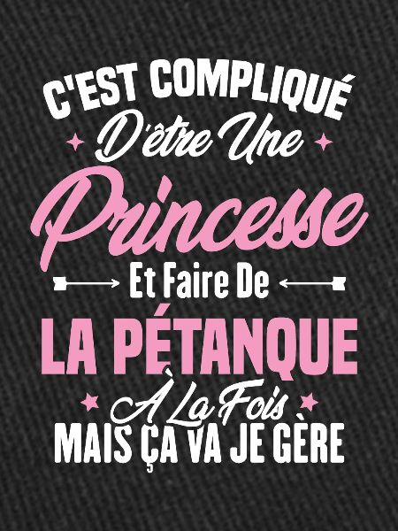 Princesse et pétanque
