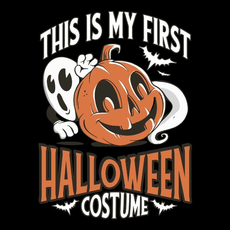 C’est mon 1er costume d’Halloween avec Boo Pumpkin