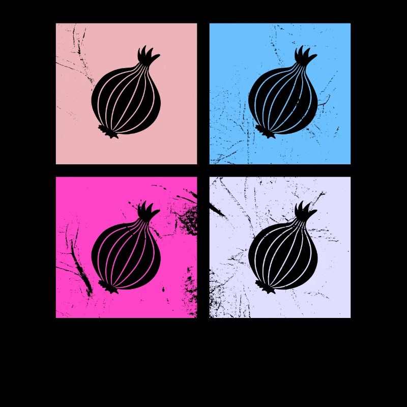 Oignon Lover Retro Vegetables Vegan Idée cadeau
