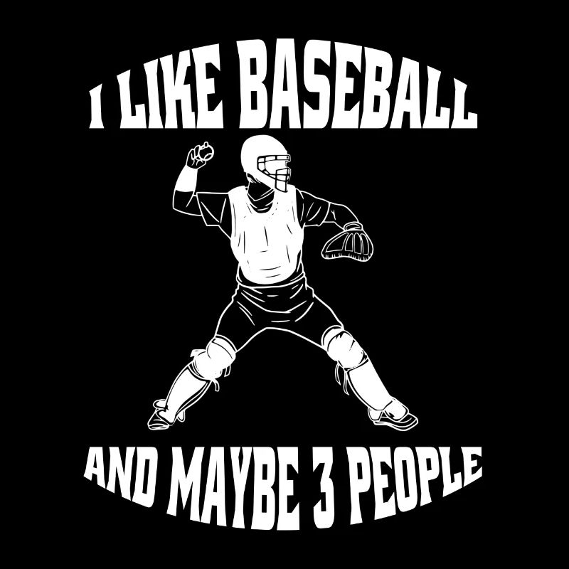 Baseball Baseballliebhaber Geschenk Baseballspiel