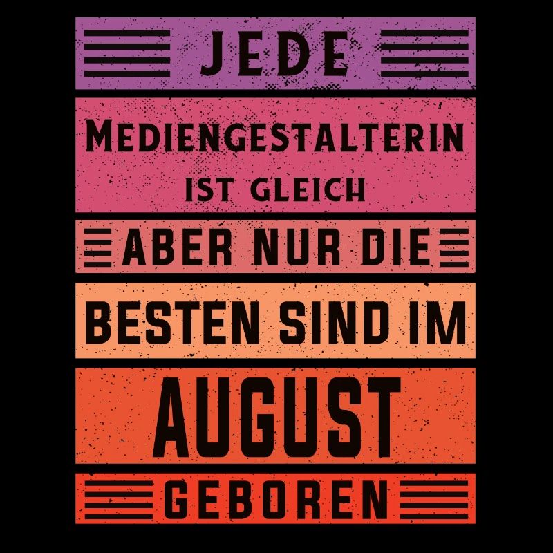 Designer Geburtstag August geboren